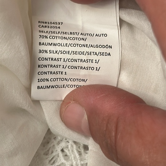 ANTHROPOLOGIE ⭐️ TINY LACE BLOUSE - Picture 11 of 13